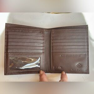 Large Men’s Brown Leather Wallet